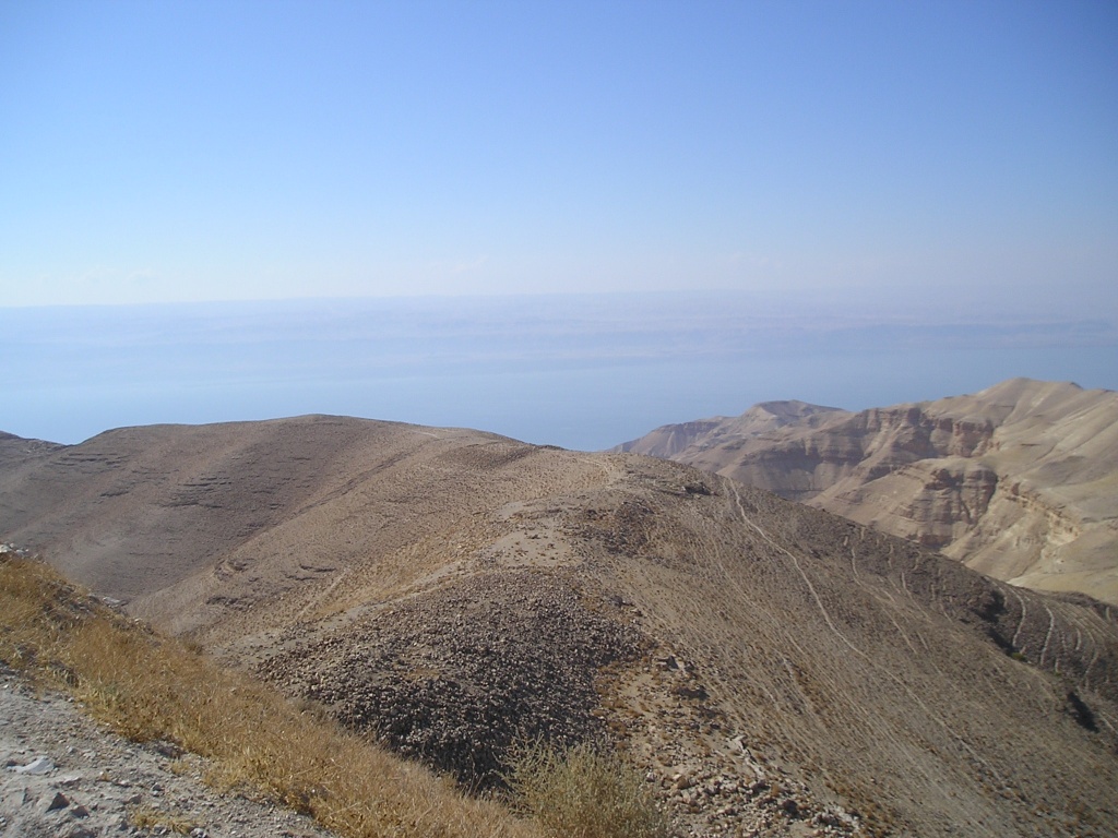 Вид на Мертвое море с Мкауэр